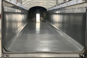 photo of a grey rectangular truck bed liner